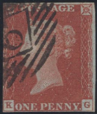 139588 1845 1D PL.56 (SG8)(KG RE-ENTRY SPEC BS45a) USED.