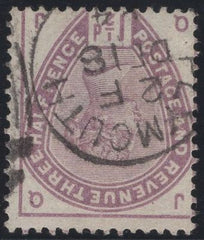 139597 1884 1½D LILAC WATERMARK INVERTED (SG188Wi) FINE USED.