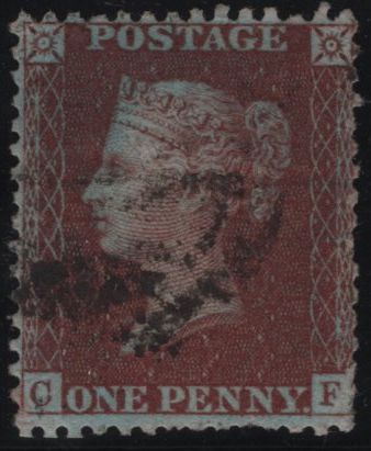 139630 1856 DIE 2 1D PL.22 (SG29)(CF) USED.