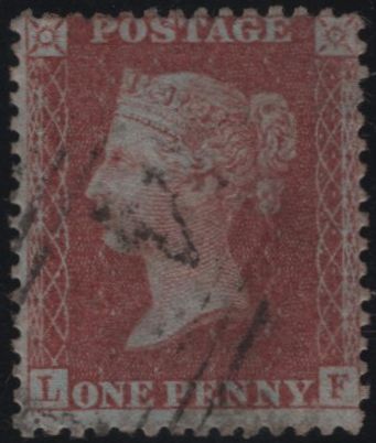 139644 1856 DIE 2 1D PL24 (SG29)(LF) GOOD USED.