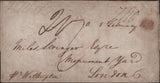 139659 1828 MAIL MADRAS TO LONDON WITH 'INDIA LETTER/COWES' HAND STAMP (ROB In.2).