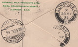 139660 1935 ADVERTISING EXPRESS MAIL DUMFRIES TO GERMANY.