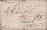 139677 1826 MAIL INDIA TO LEITH WITH BOXED 'INDIA LETTER/PORTSMOUTH' WITH DOUBLE FRAME (ROB In.4).
