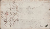 139678 1835 WRAPPER SYDNEY, AUSTRALIA TO LONDON WITH 'INDIA LETTER/PENZANCE' HAND STAMP (ROB In.1).
