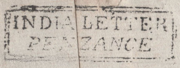 139678 1835 WRAPPER SYDNEY, AUSTRALIA TO LONDON WITH 'INDIA LETTER/PENZANCE' HAND STAMP (ROB In.1).