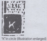 139686 1862 1S GREEN PL.1 LETTERED KD VARIETY 'K IN LOWER LEFT CORNER WITHIN WHITE CIRCLE' (SG90a), GOOD USED.