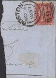 139696 COLLECTION 'BOSTON/94' SIDEWAYS DUPLEX TYPE II 1856-1857, EIGHT ITEMS.
