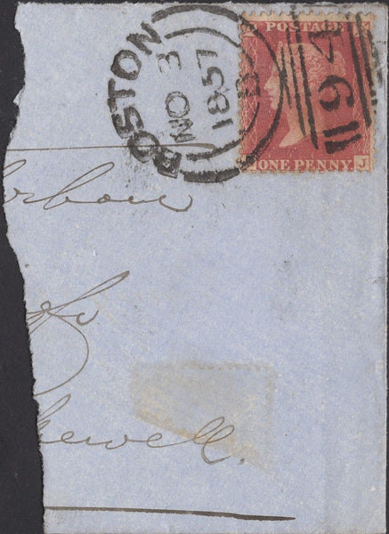 139696 COLLECTION 'BOSTON/94' SIDEWAYS DUPLEX TYPE II 1856-1857, EIGHT ITEMS.