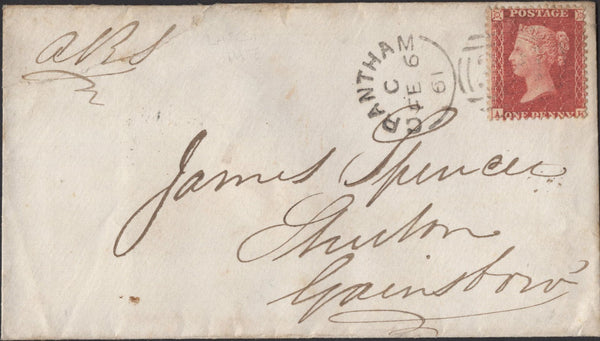 139697 GROUP 'GRANTHAM/321' SIDEWAYS DUPLEX, 1857-1861 (FOUR ITEMS).