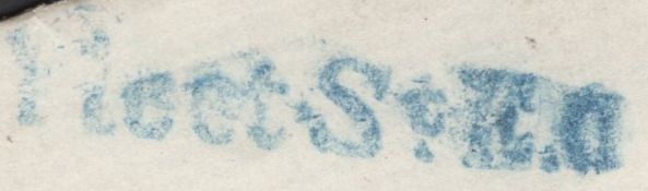139709 1852? MAIL USED IN LONDON 1D PL.125 (SG8)(QI) LAVENDER TINTED SHADE (SPEC BS91e).