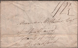 139732 1825 MAIL GLASSARY, ARGYLL AND BUTE TO STRATHAIRD, ISLE OF SKYE WITH 'LOCH/GILPHEAD/487-G' MILEAGE MARK.