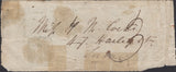 139746 1854 TURNED FRONT LONDON TO THE CRIMEA WITH DIE 1 1D PL.179 (SG17) X 3, ALL WITH EXCELLENT MIS-PERFORATION, FRONT TURNED AND RE-USED BACK TO LONDON.