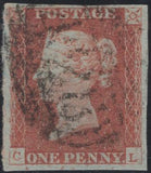 139765 1845 1D PL.63 (SG8)(CL RE-ENTRY SPEC BS52a) FINE USED.