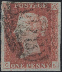 139765 1845 1D PL.63 (SG8)(CL RE-ENTRY SPEC BS52a) FINE USED.