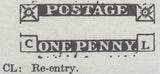 139765 1845 1D PL.63 (SG8)(CL RE-ENTRY SPEC BS52a) FINE USED.