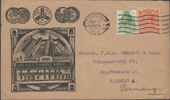139768 1929 ADVERTISING MAIL BIRMINGHAM TO GERMANY.