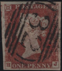 139777 1844 1D PL.47 (SG8)(HJ) FINE USED.