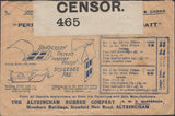 139796 1918 ADVERTISING/CENSORED MAIL ALTRINCHAM, CHESHIRE TO SWEDEN.