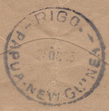 139832 1953 COMBINATION AIR MAIL COVER HARROW TO PAPUA NEW GUINEA.