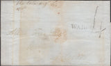 139903 1840 UNIFORM FOURPENNY POST EDINBURGH TO MELROSE WITH HAND STAMP '4'.