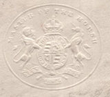 139914 1911 ROYALTY MAIL USED IN LONDON 'MASTER OF THE HORSE/CROWN/ROYAL MEWS, S.W.' CACHET.