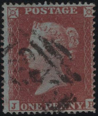 139930 1854 DIE 1 1D PL.195 (SG17)(JB) GOOD USED.