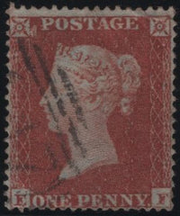 139931 1854 DIE 1 1D PL.194 (SG17)(EF) USED.