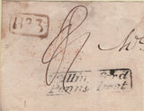 139998 CIRCA 1820-1830 FOUR PIECES WITH BERKSHIRE 'PENNY POST' HAND STAMPS.