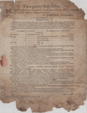 140002 COLLECTION OF TEDDINGTON (MIDDLX) HAND STAMPS 1806-1857 (7 ITEMS).