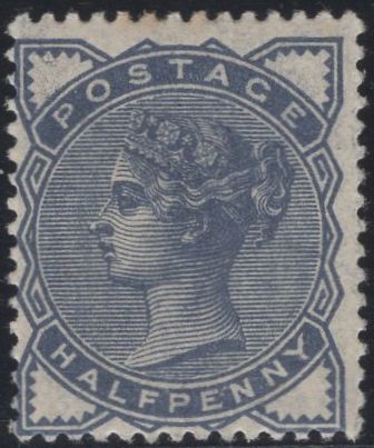 140054 1883 ½D SLATE-BLUE (SG187) FINE MINT.