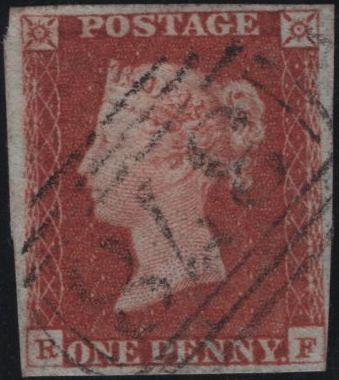 140078 1845 1D PL.61 (SG8)(RF) GOOD USED.