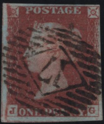 140080 1845 1D PL.61 (SG8)(JG) GOOD TO FINE USED.