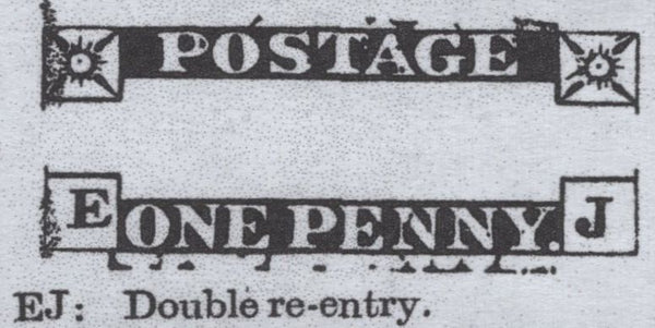 140081 1845 1D PL.61 (SG8)(EJ MAJOR RE-ENTRY SPEC BS50a) FINE USED.