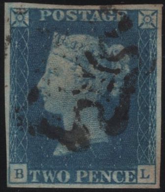 140122 1840 2D BLUE PL.2 (SG5)(BL) FINE USED.