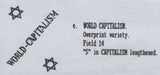 140226 1944 2½D GERMAN PROPAGANDA FORGERY EXTREME WORLD POLITICS 'WORLD-CAPITALISM' OVERPRINT, VERY FINE 'USED'.