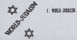 140228 1944 ½D GERMAN PROPAGANDA FORGERY EXTREME WORLD POLITICS 'WORLD-JUDAISM' OVERPRINT, VERY FINE 'USED'.