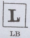 140234 1840 1D BLACK PL.6 (SG2)(LB 'L DOUBLE' SPEC AS41b) FINE USED.