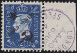 140239 1944 ½D TO 3D GERMAN PROPAGANDA FORGERIES EXTREME WORLD POLITICS 'Star/WORLD-SLAVERY/Hammer and Sickle' OVERPRINT, SET OF SIX, SUPERB 'USED'.