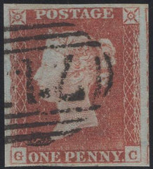 140255 1845 1D PL.61 (SG8)(GC) FINE USED.