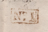 140269 1826 MAIL WOOLER, NORTHUMBERLAND TO ALNWICK WITH 'Morpeth/Py Post' HANDSTAMP (NR440).