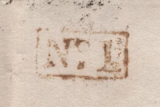 140269 1826 MAIL WOOLER, NORTHUMBERLAND TO ALNWICK WITH 'Morpeth/Py Post' HANDSTAMP (NR440).