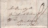 140270 1825 MAIL NEWCASTLE TO STOCKTON WITH 'NEWCASTLE-T/277' DATED MILEAGE MARK, UNRECORDED IN COUNTY CATALOGUE.