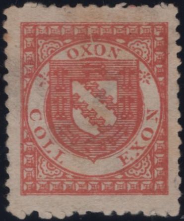 140295 1882 ½D SALMON-RED EXETER COLLEGE, OXFORD (CS3) GOOD UNUSED.