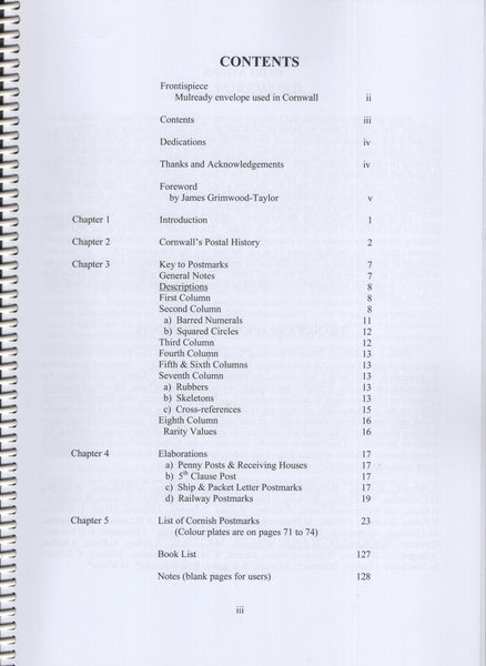 140414 'CORNWALL ITS POSTMARKS AND POSTAL HISTORY' BY CHRISTOPHER RIDING.