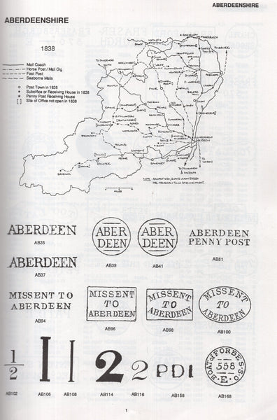 140416 'POSTAL MARKINGS OF SCOTLAND TO 1840' SECOND EDITION BY AUCKLAND, EDITED BY RON STABLES.