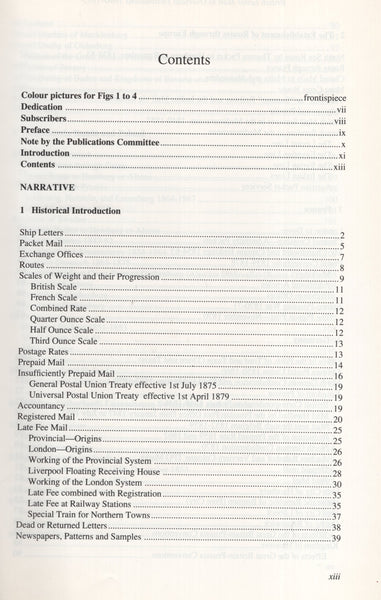 140418 'BRITISH LETTER MAIL TO OVERSEAS DESTINATIONS 1840 TO UPU' BY JANE AND MICHAEL MOUBRAY, 1992 FIRST EDITION.