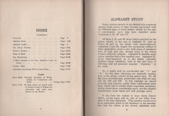 140424 'THE ALPHABETS OF THE BRITISH LINE ENGRAVED STAMPS' BY R C ALCOCK.