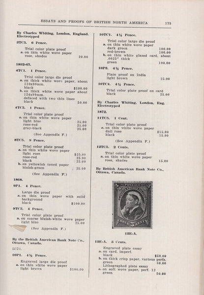 140429 'THE ESSAYS AND PROOFS OF BRITISH NORTH AMERICA' COMPILED BY MINUSE AND PRATT.