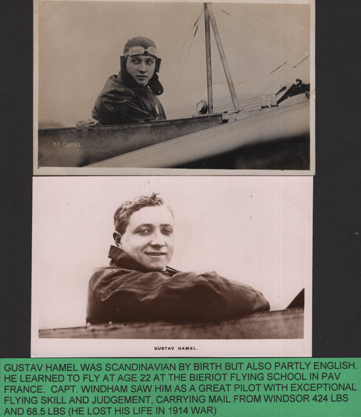 140714 1911 UK FIRST AERIAL POST/PIONEER AVIATORS COLLECTION OF POST CARDS.