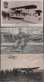 140714 1911 UK FIRST AERIAL POST/PIONEER AVIATORS COLLECTION OF POST CARDS.